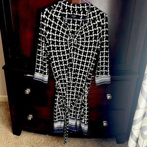 Dress 3/4 sleeve with tie belt
